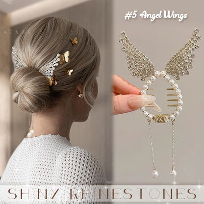 Aexzr™ Elegant Rhinestone Tassel Hair Clip