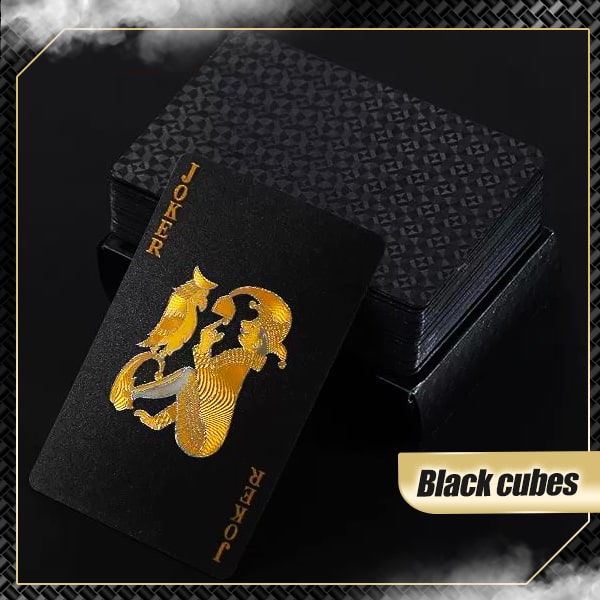 Black Golden Luxe Playing Cards