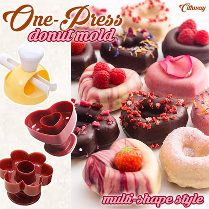 Cithway™ One-Press Multi-shape  Donut Mold