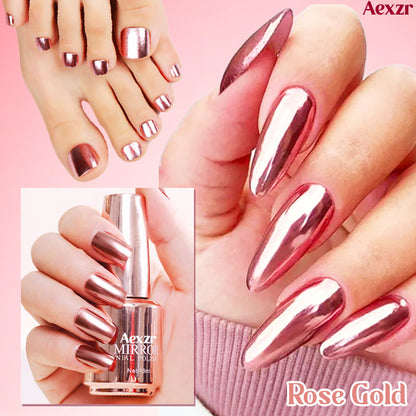 Aexzr™ Stunning Metallic Mirror Toenails Polish