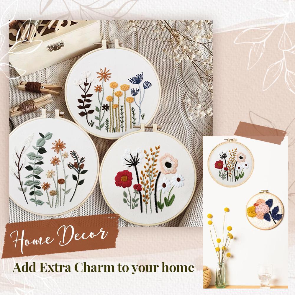 EasyStitch Floral Embroidery Stitching Set starryhome 