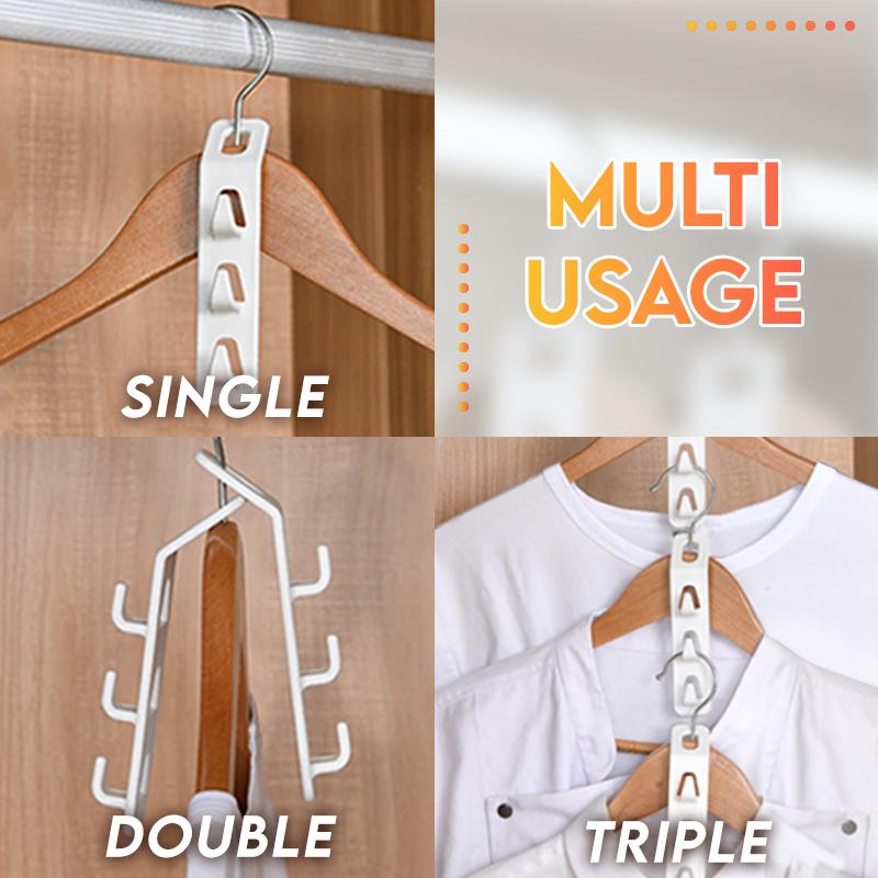 Clothes Hanger Connector Hooks (4 Pcs) Home DazzyCandy 