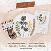 EasyStitch Floral Embroidery Stitching Set starryhome E 